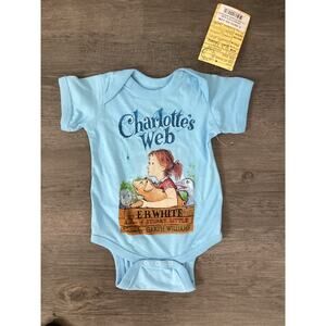 Books - Out of Print “Charlotte’s Web” Bodysuit Size 12mo